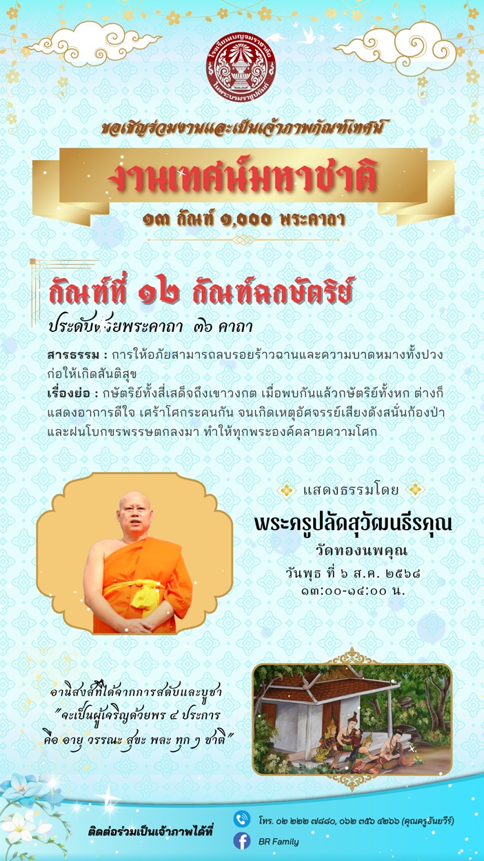 กณฑท ๑๒ กณฑฉกษตรย